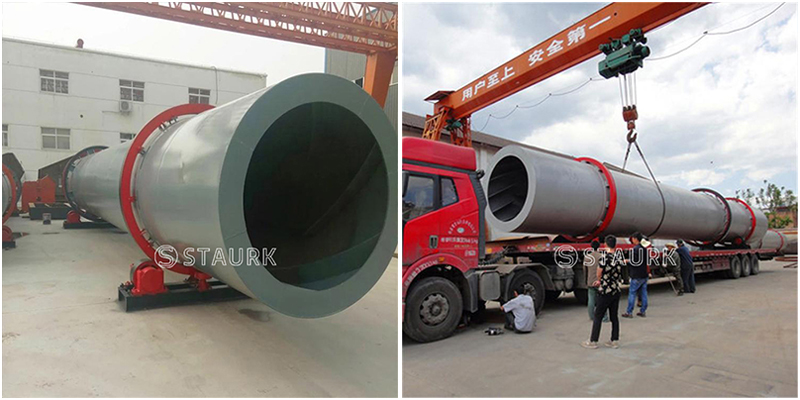 Silver ore rotary dryer