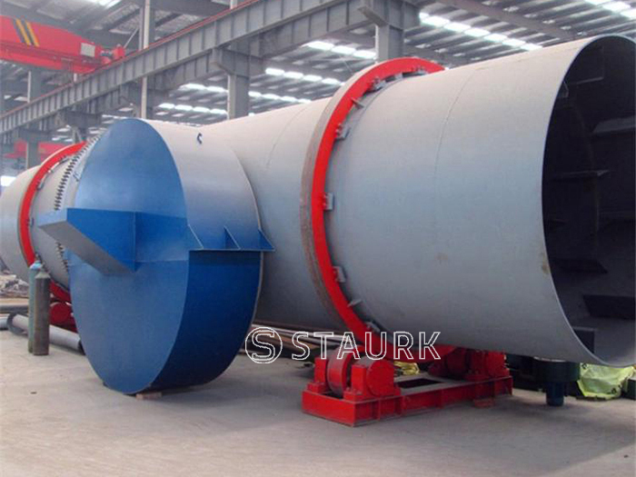 China Zinc Sulfate dryer plant powder clay slurry rotary dryer for sale manufacturer