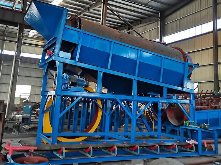 China trommel rotary drum screen wash mining sand stone machine