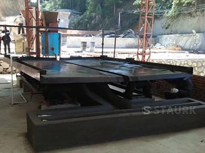 China bed 2 three level layer shaker shaking table factory