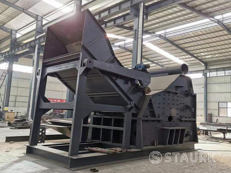 China used metal steel scrap crusher crushing cutting machine shredder factory
