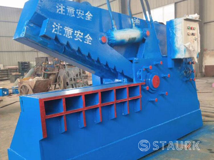 China metal scrab steel cutting Shearing machine crocodile shears factory