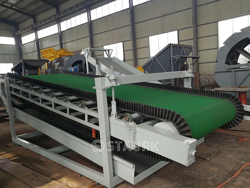 China belt chute blanket for tin tungsten ore ect