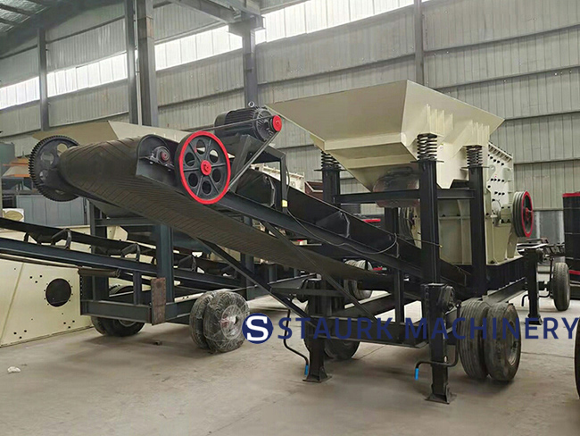 China stone mobile crusher plant for sale station small mini