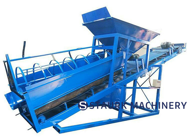 China fixed trommel sand screen