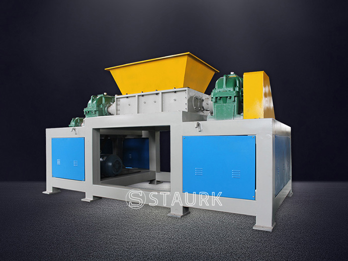 Tyre shredding machine for sale, China rubber car tire shredder price 