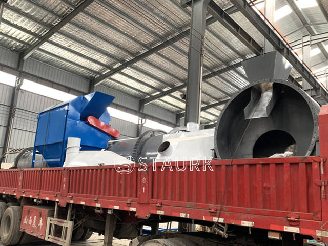 Wood sawdust dryer, China wood chip powder sawdust rotary dryer| staurk