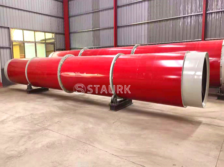 China Dolomite powder rotary dryer,Dolomite clay sluury dryer