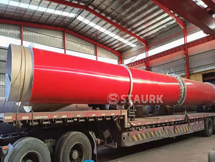 China Dolomite powder rotary dryer,Dolomite clay sluury dryer