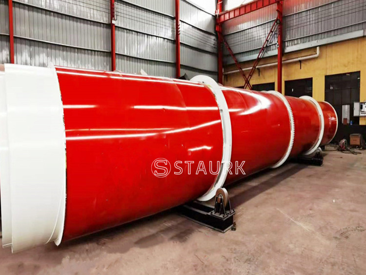 China Ball Clay rotary dryer, ball powder clay Slurry oven rotary dryer for sale