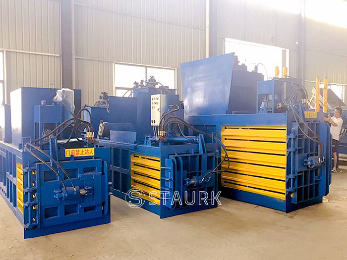 Cardboard paper baling press machine,briquette waste carton| China staurk