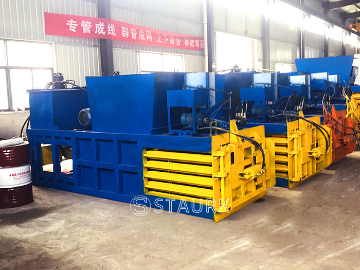 China plastic baler,can plastic bottle briquette machine- staurk