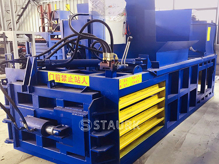 China plastic baler,can plastic bottle briquette machine- staurk