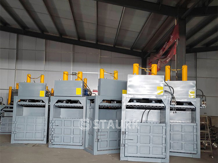 China plastic baler,can plastic bottle briquette machine- staurk