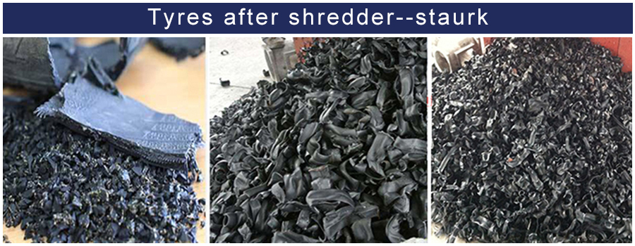 tyres after shredder
