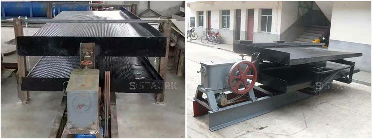 China double three layers deck shaking table for sale