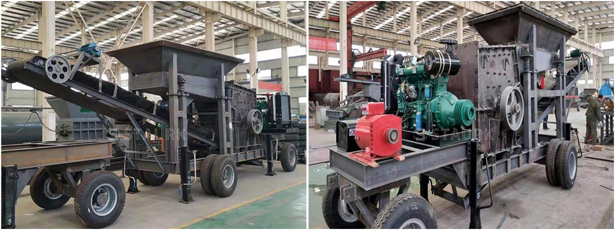 Mobile stone crusher for sale