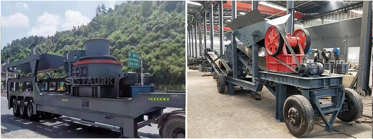 Mobile stone crusher for sale