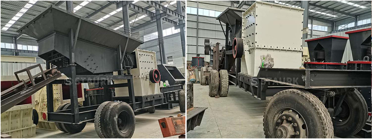 Mobile stone crusher machine