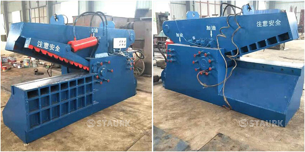 Shearing machine, crocodile shears