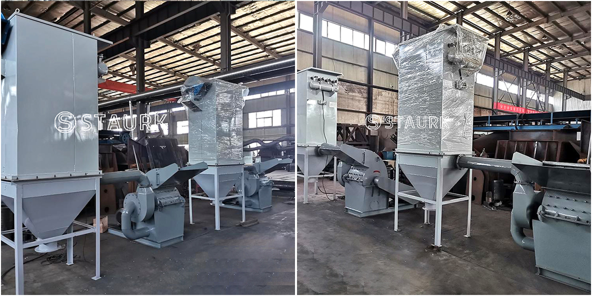 China Double feed wood Sawdust machine cheap factory price shredder crusher