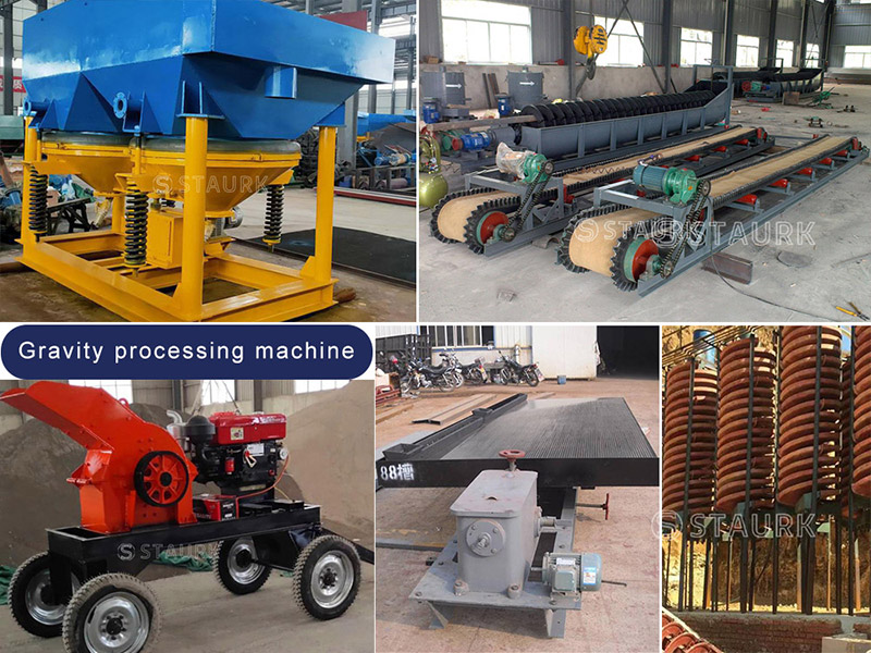 What machine needed for small scale gold processing plant