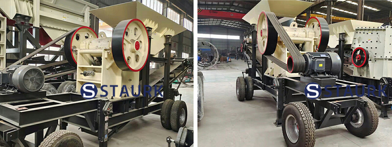 Mobile stone crusher machine