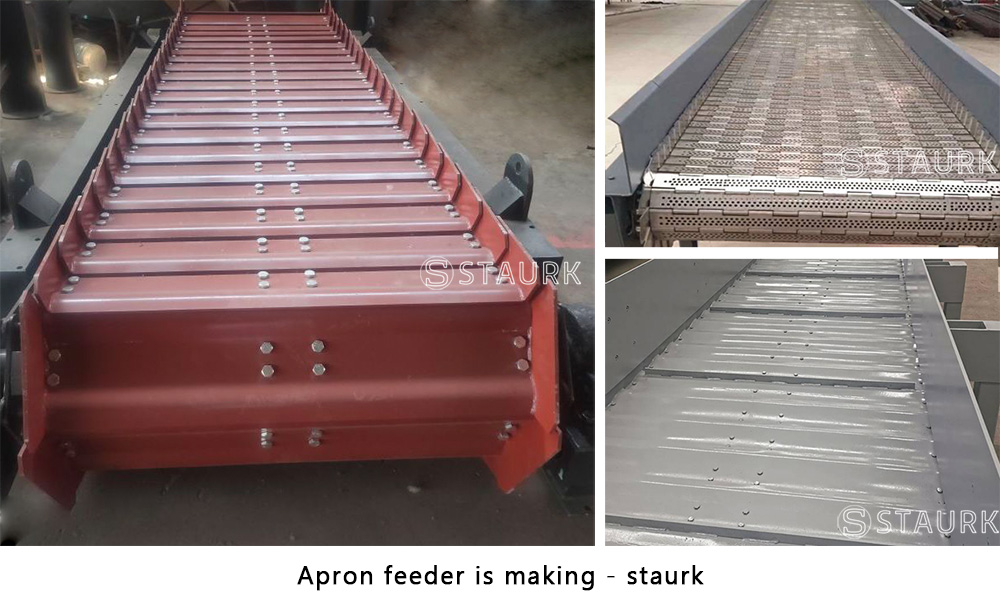 apron feeder is making in our factory