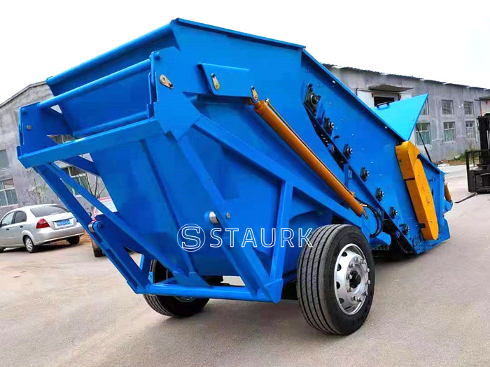 Soil stone separator , gravel soil sieve screen machine - stone picker