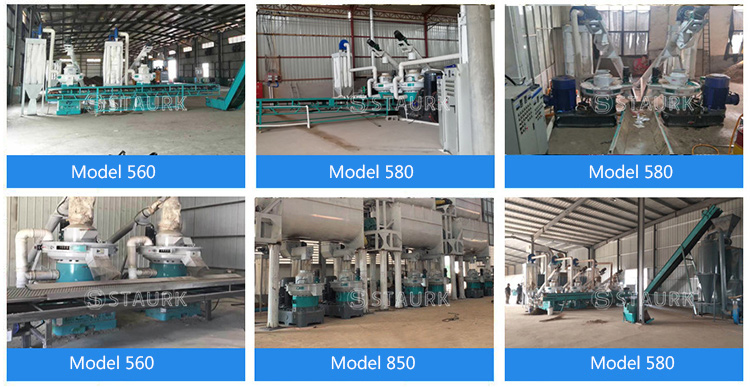 Case of wood pellet machine