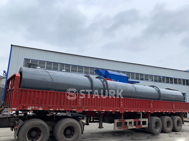 sawdust China rotary dryer 