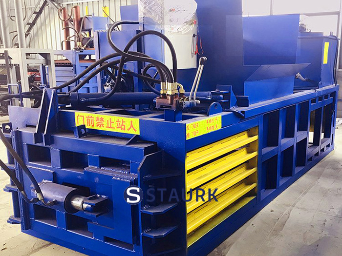 China Horizontal plastic baling machine press baler