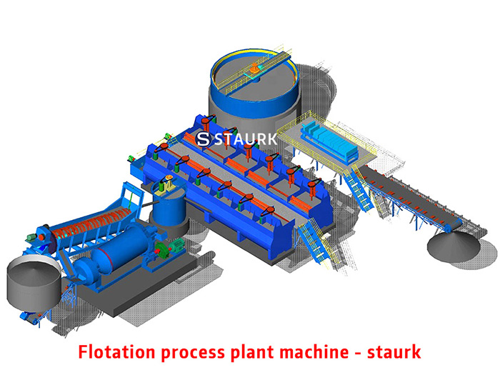 Lithium ore flotation processing plant machine Li line China staurk