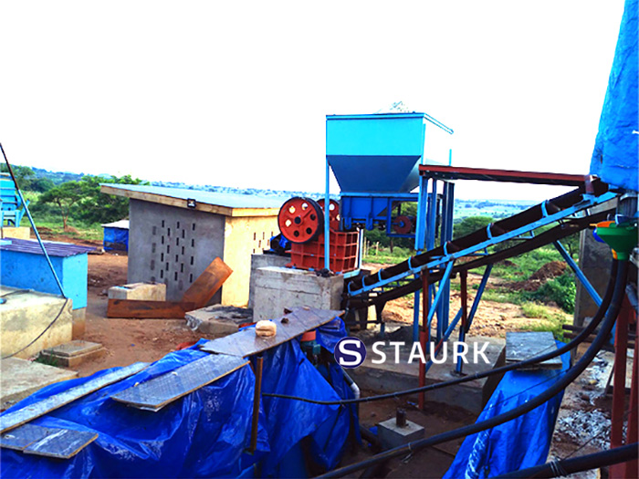 Lithium ore crusher machine