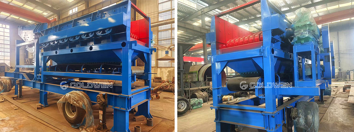 Mobile Wobbler Feeder roller screen for sale