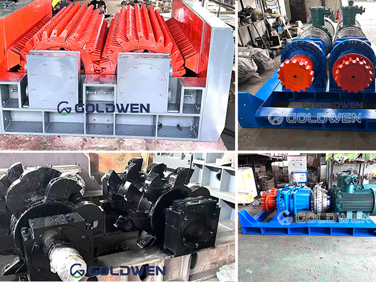 Detail pictures of the Mineral Sizer