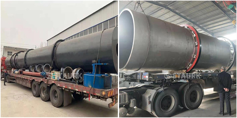 Clinker rotary dryer