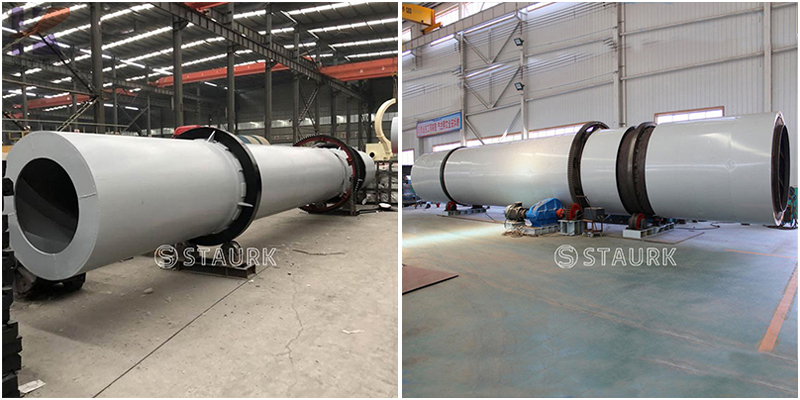 Silver ore rotary dryer