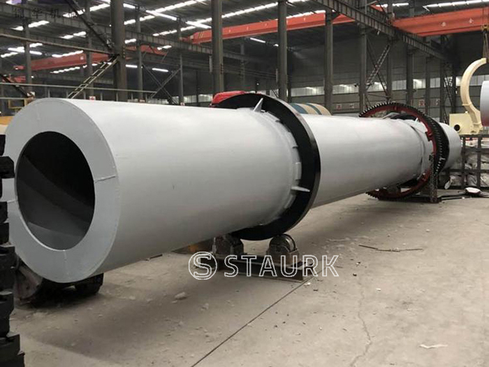 China Zinc Sulfate dryer plant powder clay slurry rotary dryer for sale manufacturer