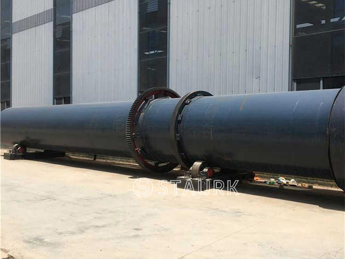 China Zinc Sulfate dryer plant powder clay slurry rotary dryer for sale manufacturer