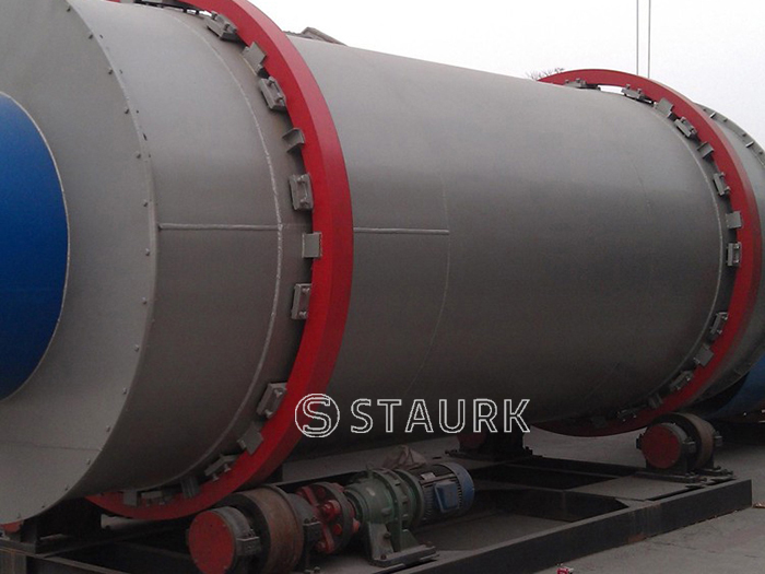 China Limestone powder rotary dryer manufacturer, limestone clay slurry rotary dryer oven